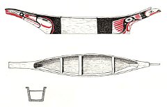 27-Alaska-canoa mossila indiani Tlinghit